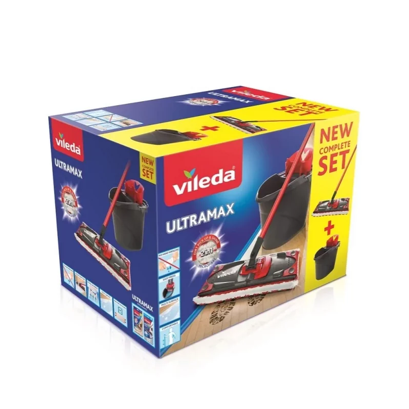 Set Mop Vileda Ultramax 10L z kijem 35cm