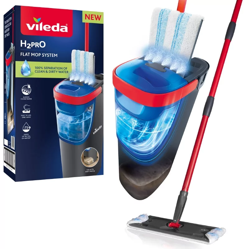 Zestaw Flat Mop H2Pro Vileda 6L