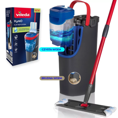 Zestaw Flat Mop H2Pro Vileda 6L