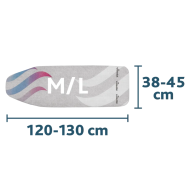 Pokrowiec Vileda Total Reflect 130x45cm