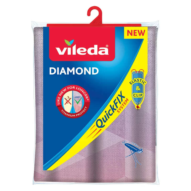 Pokrowiec Vileda Diamond 130x45cm tytanowa powłoka