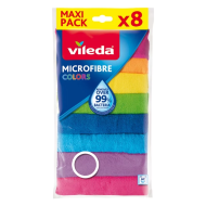 Ściereczki mikrofibra Vileda 8 szt. Colors
