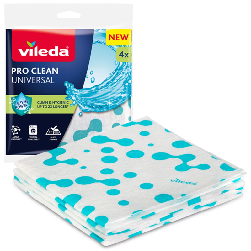 Ścierka Vileda Pro Clean uniwersalna 4 szt.