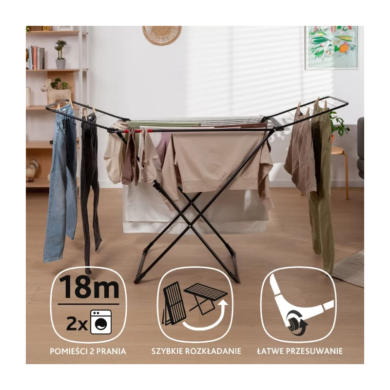 Suszarka na pranie Vileda Universal Ultimate 18 m