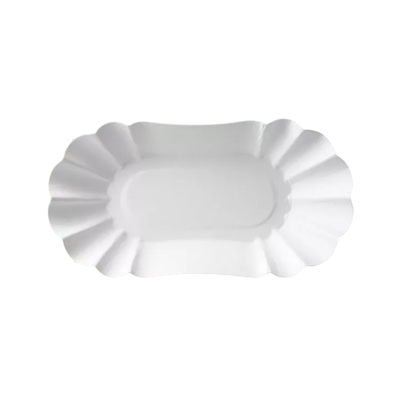 Tacka muszelka papierowa 8/14cm 250szt biała