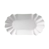 Tacka muszelka 11x19cm 250szt tekturowa biała