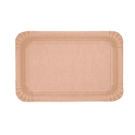 Tacka papierowa KRAFT 13x20 cm 100 szt – ekologiczne tace do żywności