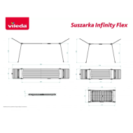 Suszarka Vileda Infinity Flex 30m² teleskopowa