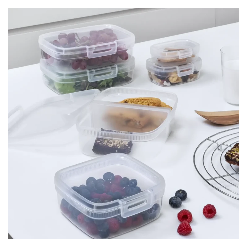 Snap Box 3,3L Curver transparentny z przegrodą