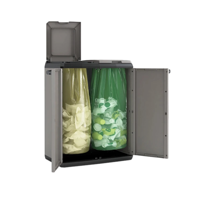 Szafka segregacja odpadów Keter Split Basic 2x110L