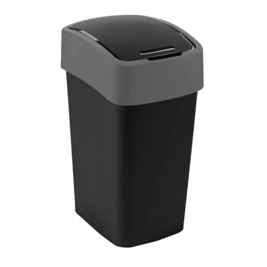 Kosz Curver Flip Bin 25L czarny uchylny