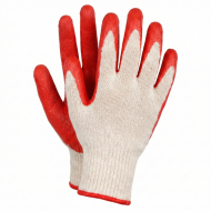 Rękawice wampirki czerwone L bawełna lateks