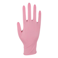 Rękawice nitrylowe ABENA a'100 L różowe 100 szt.