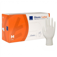 Rękawice lateksowe ABENA M bezpudrowe 100 szt.