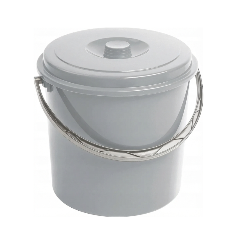 Wiadro z pokrywą 16L Curver szare