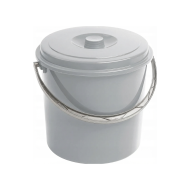 Wiadro 12L z pokrywą Curver szare 241750