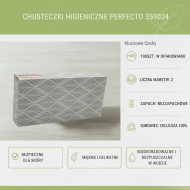 Chusteczki higieniczne 2-warstwowe 100szt. Perfecto FSC
