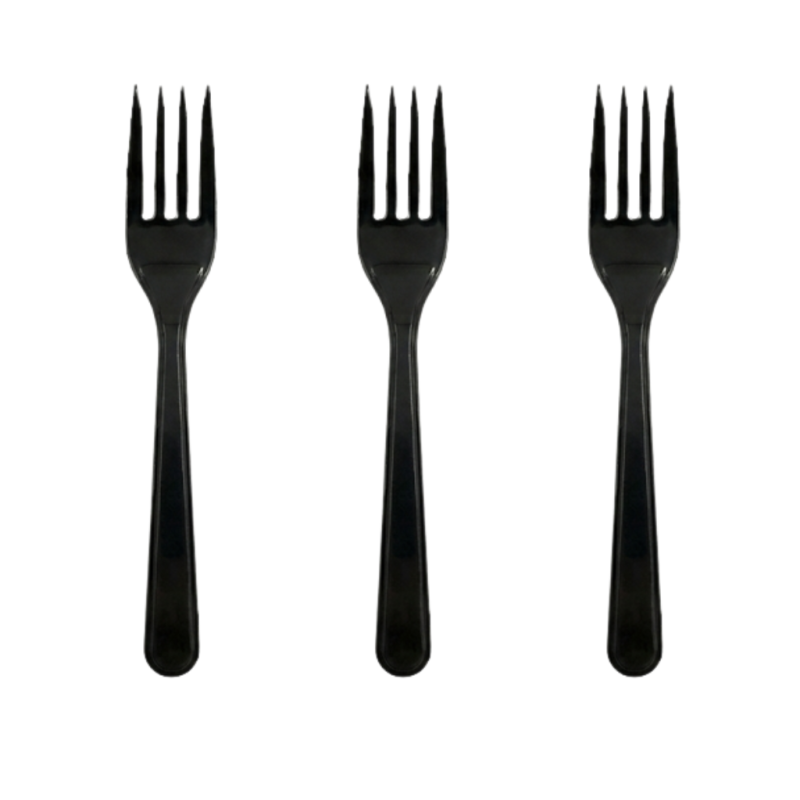 Widelec czarny Superior 50 szt. Gullin