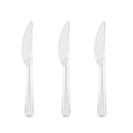 Nóż plastikowy Guillin Superior 50 szt. transparentny