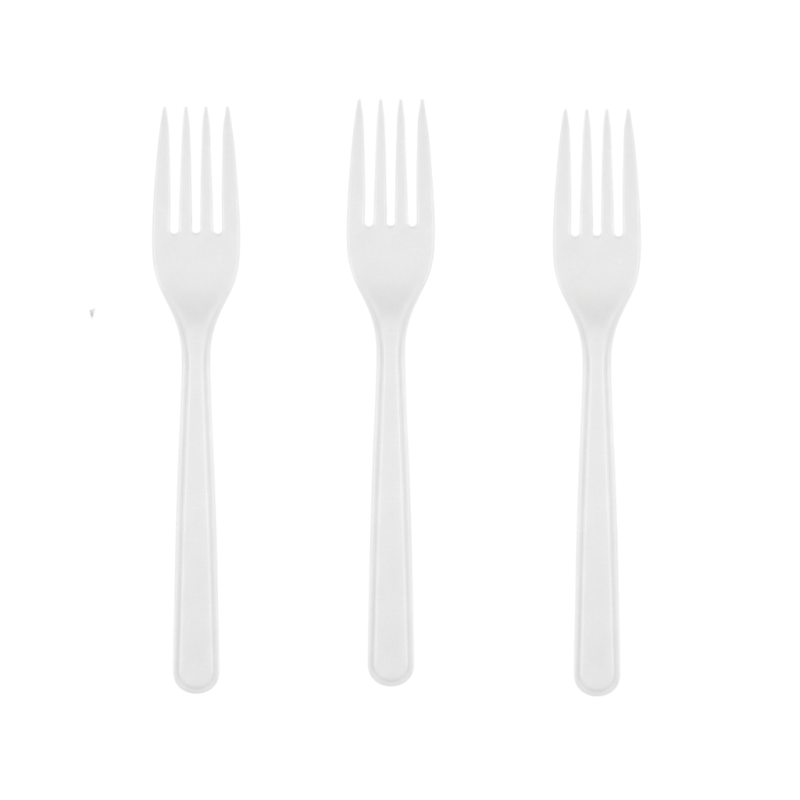 Widelec biały PREMIUM 50 szt. Guillin Superior