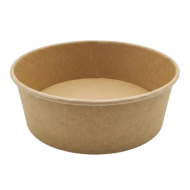 Pojemnik sałatkowy kraft 1130 ml Guillin 50 szt