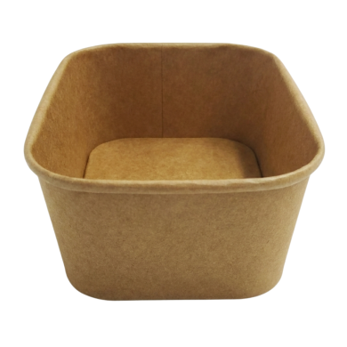 Pojemnik sałatkowy kraft 800ml Guillin 50 szt