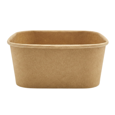 Pojemnik sałatkowy kraft 800ml Guillin 50 szt