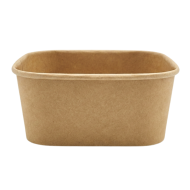 Pojemnik sałatkowy kraft 800ml Guillin 50 szt