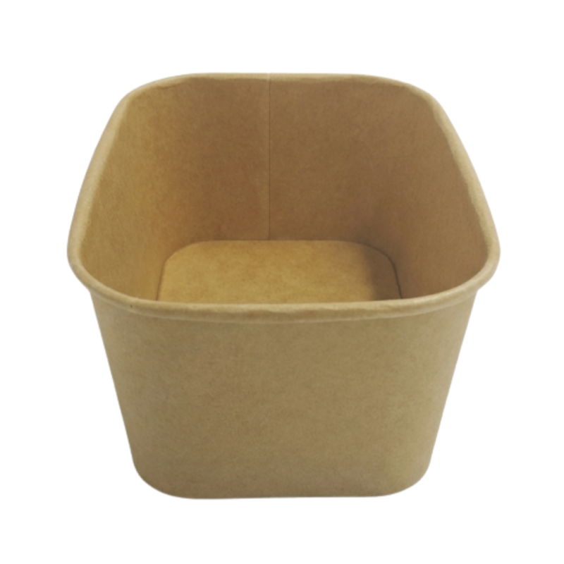 Pojemnik sałatkowy 1000 ml kraft Guillin 50 szt