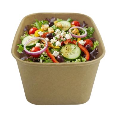 Pojemnik sałatkowy 1000 ml kraft Guillin 50 szt