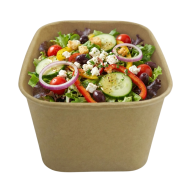 Pojemnik sałatkowy 1000 ml kraft Guillin 50 szt