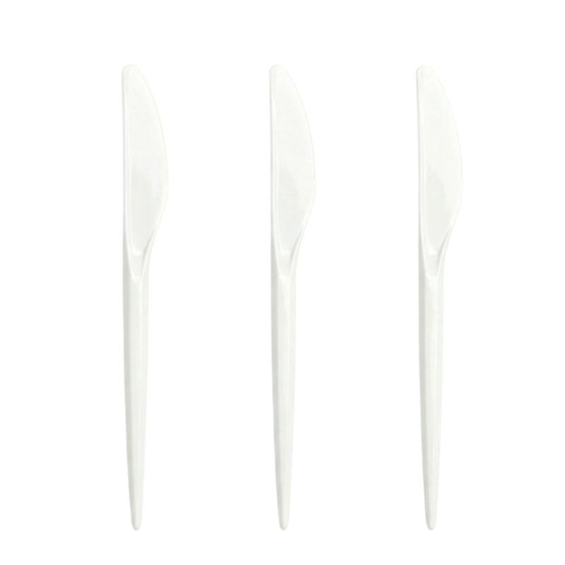 Nóż biały A'100 wielokrotnego użytku 100 szt.