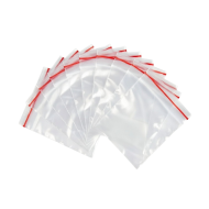 Torebki strunowe 8x12 cm 100 szt. LDPE | Przezroczyste, biurowe