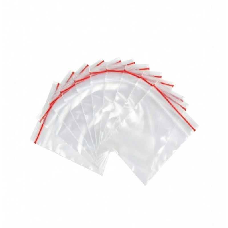 Torebki strunowe 6x8 cm LDPE - Przezroczyste, 100 szt.