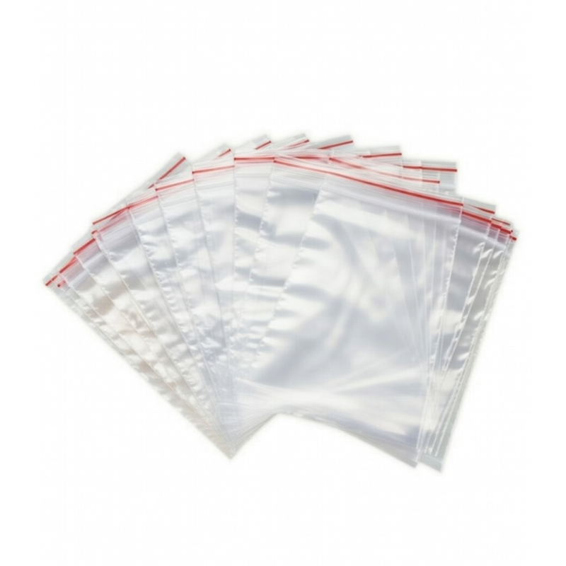 Torebki Strunowe 10x10 cm 100 szt | Woreczki LDPE | Zamknięcie Strunowe