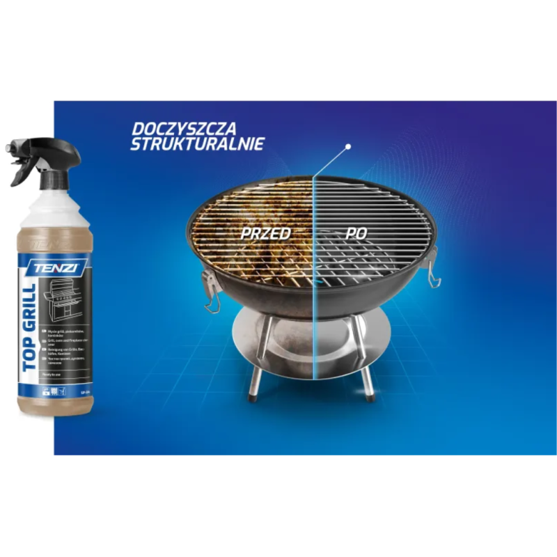 TENZI TOP GRILL 1L – Środek do Czyszczenia Grilli i Piekarników