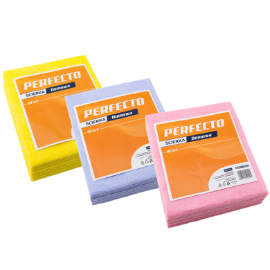 Ścierka domowa PERFECTO 10 szt. mix kolorów