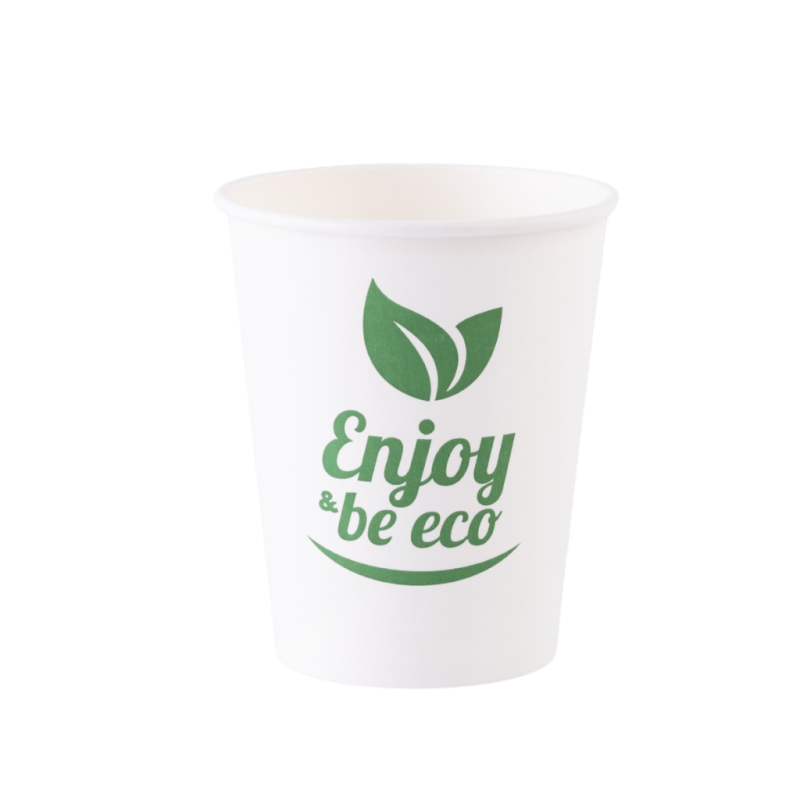 Kubek papierowy 200ml biały 75szt | Enjoy Be Eco