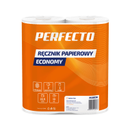 Ręcznik papierowy w roli Perfecto Economy 2W celuloza
