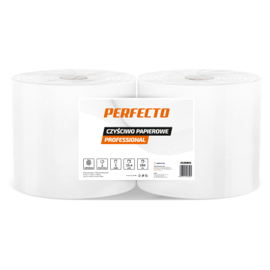 Ręcznik Papierowy w Roli 2W Biały 200m Gofrowany | HIT