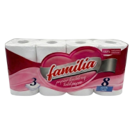 Papier toaletowy Familia 3W 8 rolek – Miękki i wytrzym...
