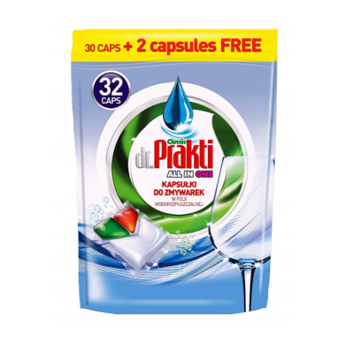Kapsułki do zmywarki Dr Prakti 32 szt All in One
