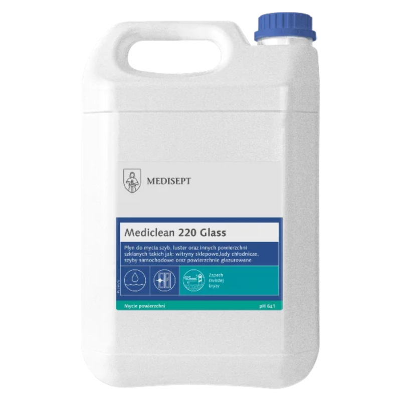 Płyn do szyb Mediclean 5L bez smug