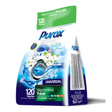 Proszek PUROX Color Sensuelle 9,2kg 120 prań