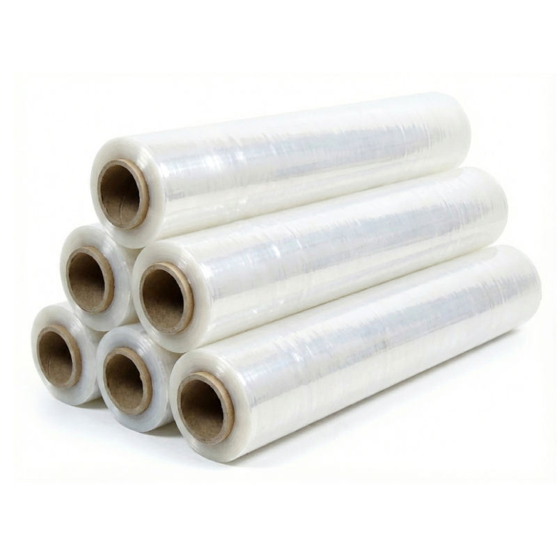 Folia stretch bezbarwna 1,4 kg do palet 23 mic