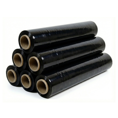 Folia stretch czarna do palet 2,7 kg 23 µm