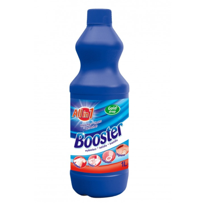 Wybielacz BOOSTER 1L Gold Drop antybakteryjny