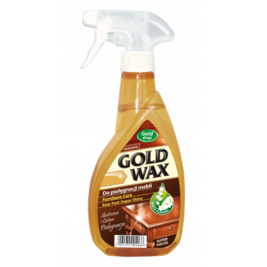 Płyn do mebli Gold Wax 400ml brązowy