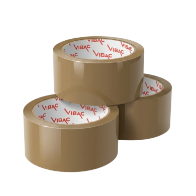 Taśma pakowa VIBAC 48x60m brązowa solvent