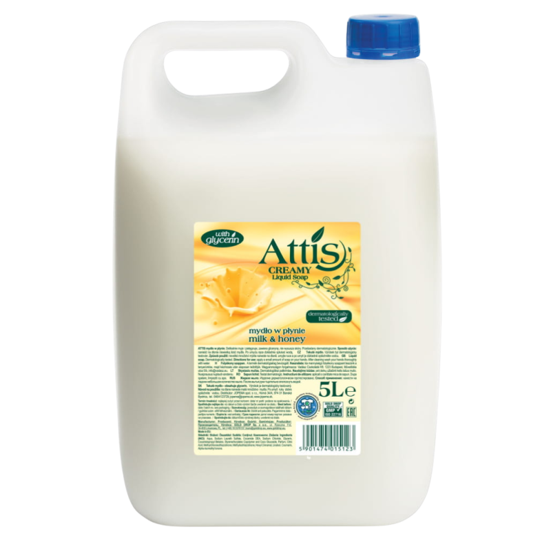 Mydło w płynie ATTIS Gold Miodowe 5L